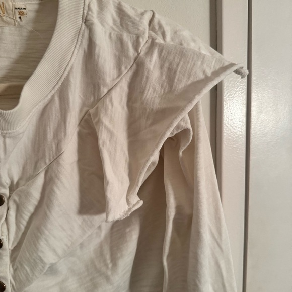 Nation LTD - Christa Sweatshirt Blouse in Off White - Picture 7 of 8